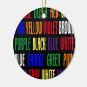 Was ist meine Farbe? Keramik Ornament (Links)