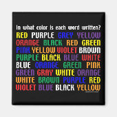 Was ist meine Farbe? Magnet (Vorne)