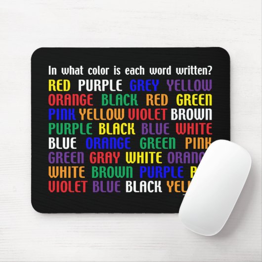 Was ist meine Farbe? Mousepad (Mit Mouse)