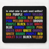 Was ist meine Farbe? Mousepad (Vorne)