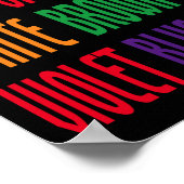 Was ist meine Farbe? Poster (Ecke)