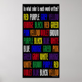 Was ist meine Farbe? Poster (Vorne)