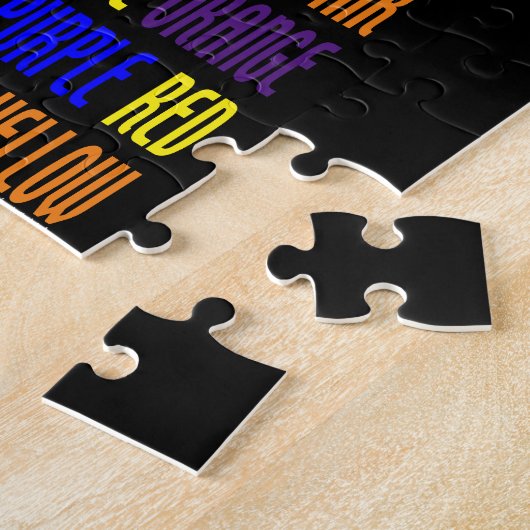 Was ist meine Farbe? Puzzle (Seite)
