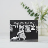 Was ist Mew Kitten? Postkarte (Stehend Vorderseite)
