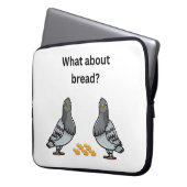 Was ist mit Brot? Laptopschutzhülle (Vorderseite Links)