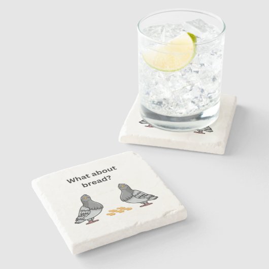 Was ist mit Brot? Steinuntersetzer (Seitenansicht)