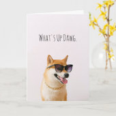 Was ist mit Dawg Dog los, wenn ihr an einen Freund Karte (Gelbe Blume)