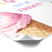 Was ist mit dem Eis-Geschlechtsenthüllungs-Dessert Poster (Ecke)
