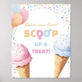 Was ist mit dem Eis-Geschlechtsenthüllungs-Dessert Poster (Vorne)