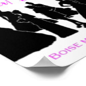 Was ist mit dem Mann-Aufkleber? Poster (Ecke)