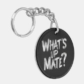 Was ist mit dem Mate-Schlüsselanhänger? Schlüsselanhänger (Vorderseite links)