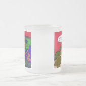 Was ist mit diesem Wetter-Dinosaurier-Cartoon? Mattglastasse (Mittel)