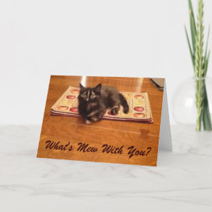 Was ist mit dir? Grußkarte Karte