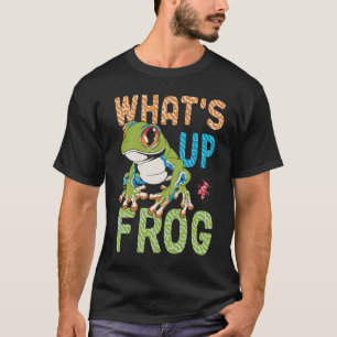 Was ist mit Frog Dog Dawg zu einem farbenfrohen Ba T-Shirt