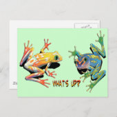 Was ist mit Fröschen? Postkarte (Vorne/Hinten)