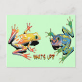 Was ist mit Fröschen? Postkarte (Vorderseite)