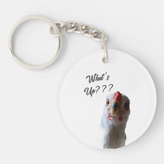 Was ist mit Hühnerkeyring? Schlüsselanhänger (Vorderseite)