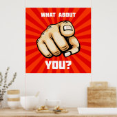 Was ist mit Ihnen? Poster (Küche)