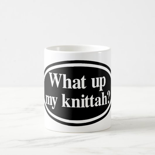 Was ist mit meinem Knittah? Tasse (Mittel)