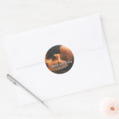 "Was ist mit meiner Wahl?" Runder Aufkleber (Umschlag)