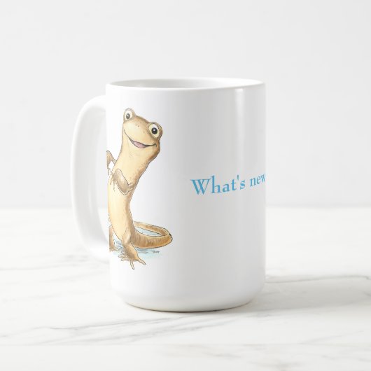 "Was ist Newt?" Salamander-Tasse Kaffeetasse (Vorderseite Links)