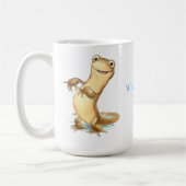 "Was ist Newt?" Salamander-Tasse Kaffeetasse (Links)