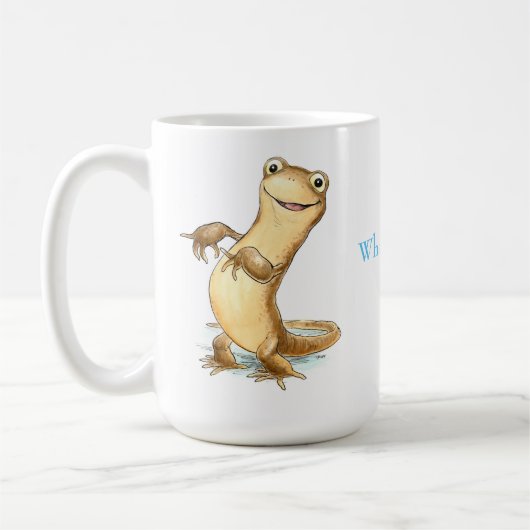 "Was ist Newt?" Salamander-Tasse Kaffeetasse (Links)