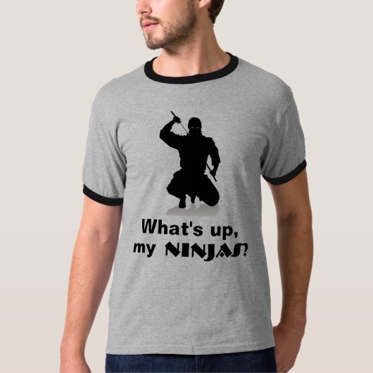 Was ist oben, mein Ninjas? T-Shirt (Vorderseite)