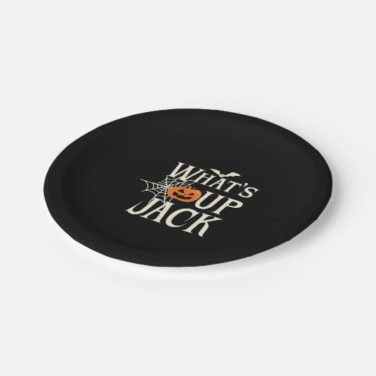 Was ist Op Jack Halloween? Pappteller (Schrägansicht)