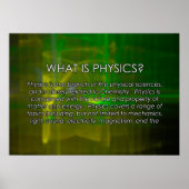 Was ist Physik? Poster (Vorne)