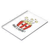 Was ist Poppin Funny Popcorn Pun? Notizblock (Linke Seite)