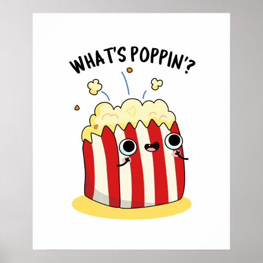 Was ist Poppin Funny Popcorn Pun? Poster (Vorne)