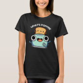 Was ist Poppin Funny Toast Pun Dark BG? T-Shirt (Vorderseite)