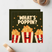 Was ist Poppin Popcorn? Mitteilungskarte (Vorderseite/Rückseite Beispiel)