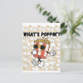 Was ist Poppin Popcorn? Postkarte (Stehend Vorderseite)