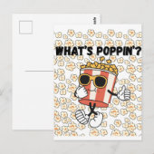 Was ist Poppin Popcorn? Postkarte (Vorne/Hinten)