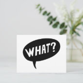 Was ist? postkarte (Stehend Vorderseite)