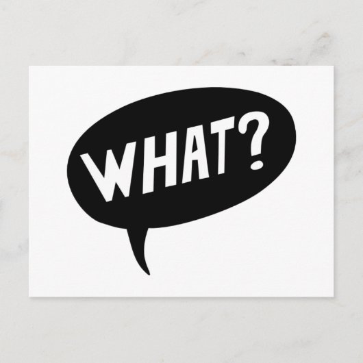 Was ist? postkarte (Vorderseite)