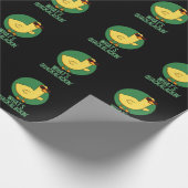 Was ist Quackalackin Funny Duck Pun Dark BG? Geschenkpapier (Ecke)