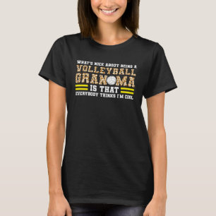 Was ist schön daran, ein Volleyball-Großmutter zu T-Shirt