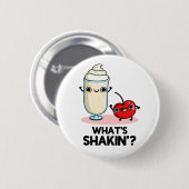 Was ist Shakin Funny Cherry Milkshake Pun? Button (Vorne & Hinten)