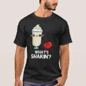 Was ist Shakin Funny Cherry Milkshake Pun Dark BG? T-Shirt (Vorderseite)