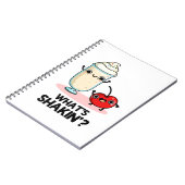 Was ist Shakin Funny Cherry Milkshake Pun? Notizblock (Linke Seite)