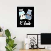 Was ist Shakin Salt and Pepper Shaker Pun Dark BG? Poster (Heimbüro)