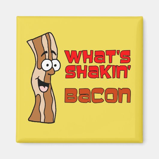 Was ist Shakins Bacon-Cartoon? Magnet (Vorne)