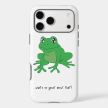 Was ist so großartig an diesem Frosch auf einem