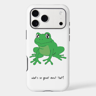 Was ist so großartig an diesem Frosch auf einem