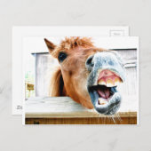 Was ist so lustig? postkarte (Vorne/Hinten)