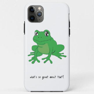 Was ist so toll an diesem Frog auf einem Case-Mate iPhone Hülle