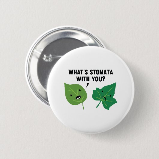 Was ist Stomata mit dir? Button (Vorne & Hinten)